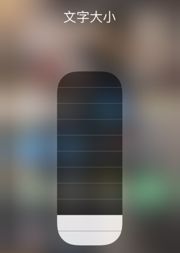 屯城镇苹果手机维修分享小技巧：在 iPhone 控制中心快速调节字体大小 